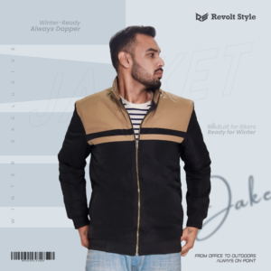 Exclusive Bikers Winter Jacket | Black Mocha